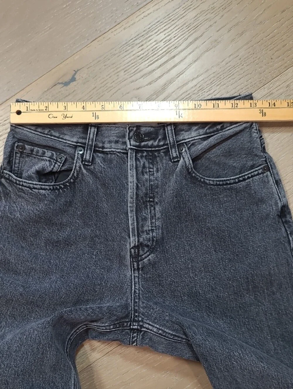 Everlane Jeans Women's sz 26R 90's Cheeky Jean High Rise Black Denim Jeans